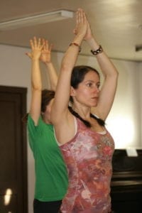 Example of a home yoga practice